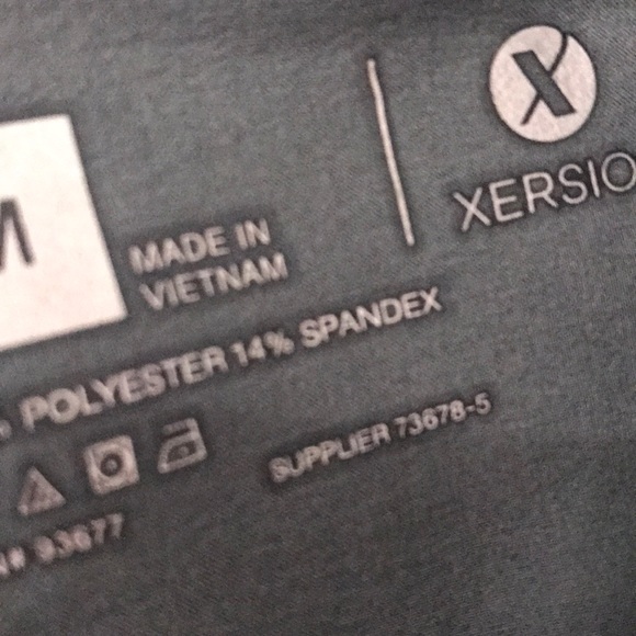 Xersion Balsam Green Stretch Waist workout Pants - Picture 3 of 5